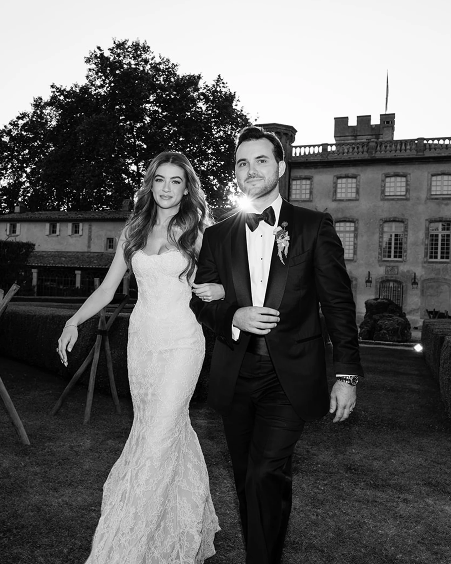 Editorial wedding portrait in France