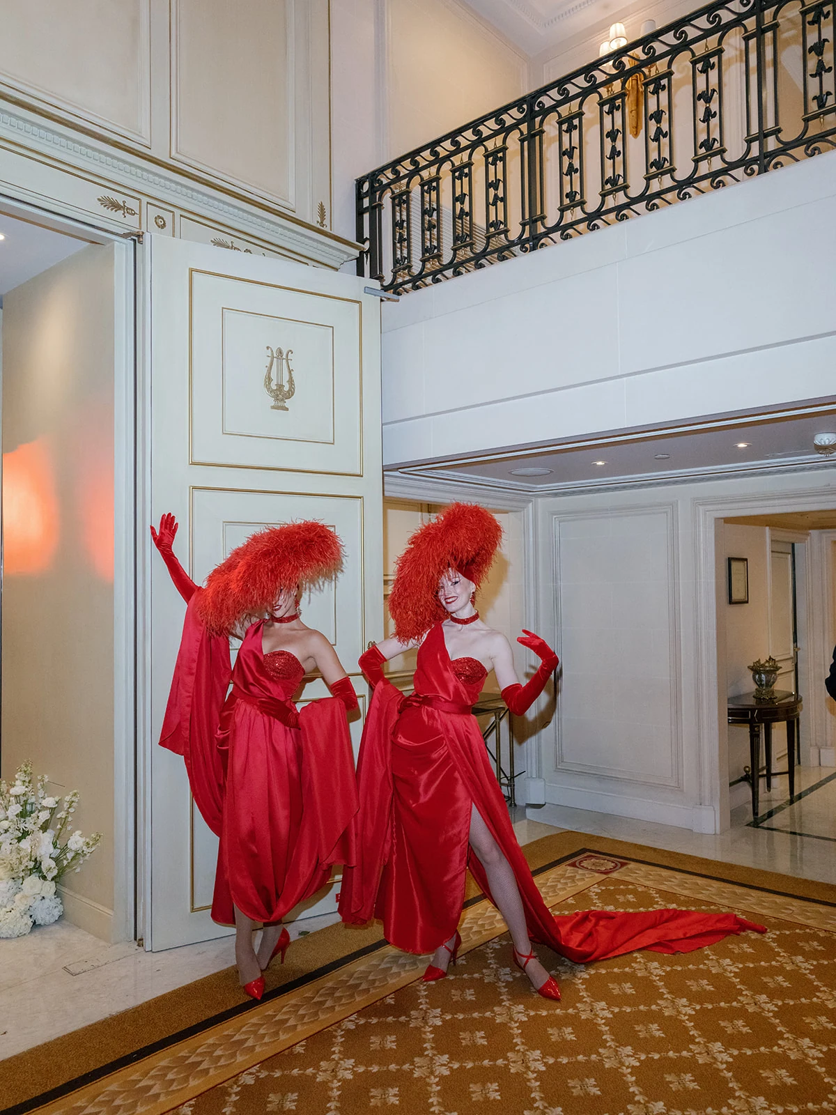 Entertainment detail during a luxury editorial wedding celebration in Paris