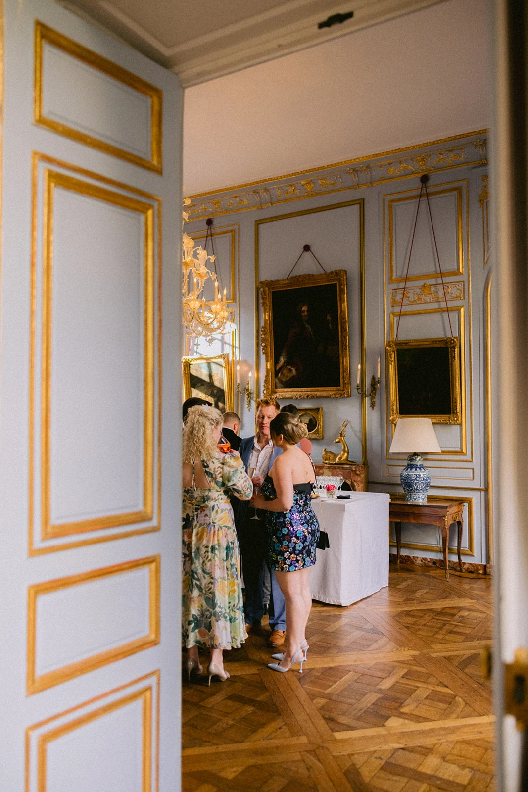 Elegant reception inside a private Paris mansion