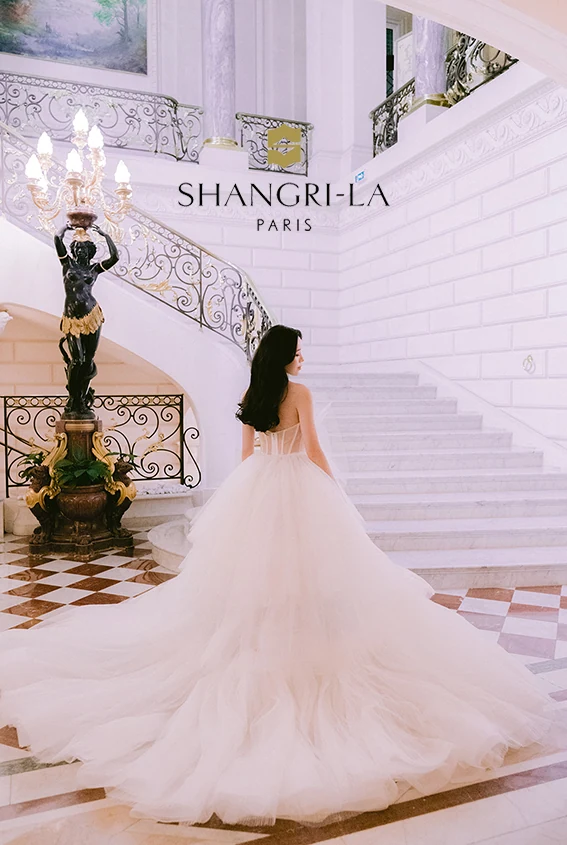 Séance pre-wedding au Shangri-La Paris