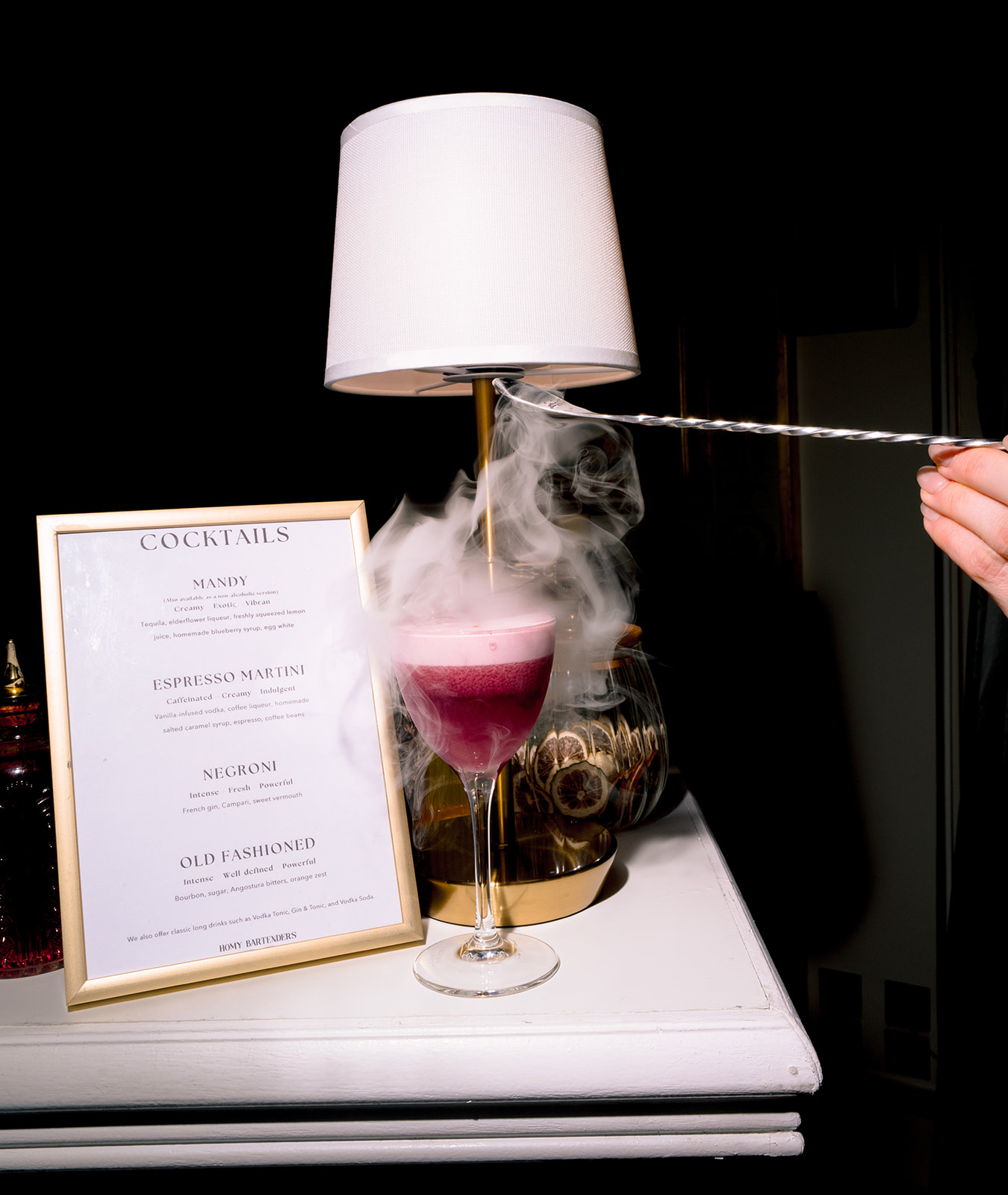 bar cockatil at the Shangri-La Paris